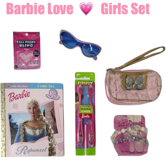Barbie Love Girls Bundle Lot Barbie Dolls Book Sunglasses Nails Hair Accessories - Picture 15 of 16